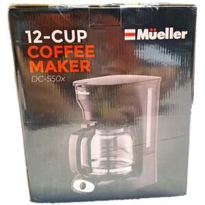 NEW Mueller 12-Cup Coffee Maker DC-550X